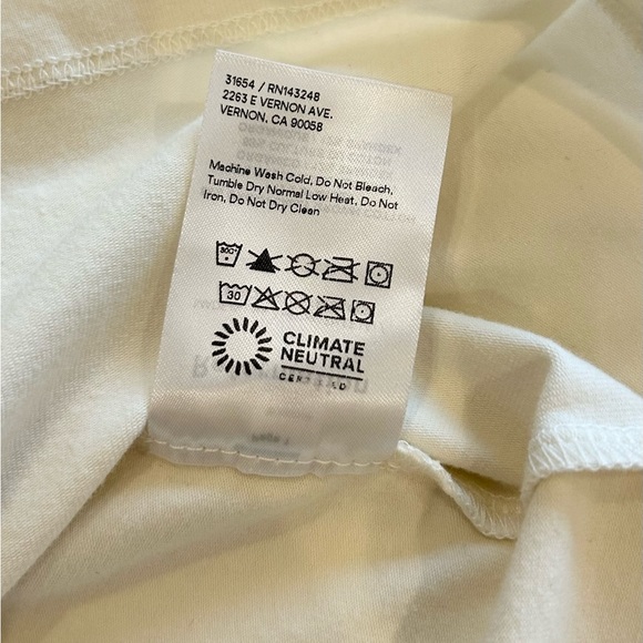 Reformation Crew Neck Dress Cream Size Small - Picture 12 of 12